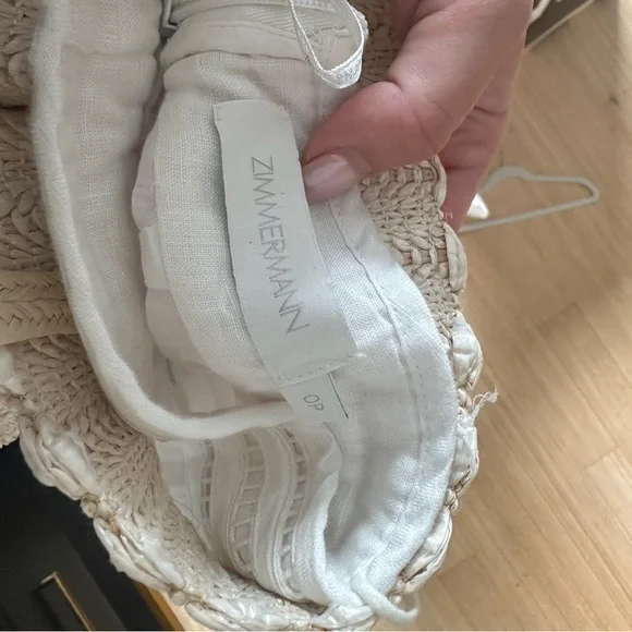 Zimmermann skirt with raffia belt - Picture 8 of 10